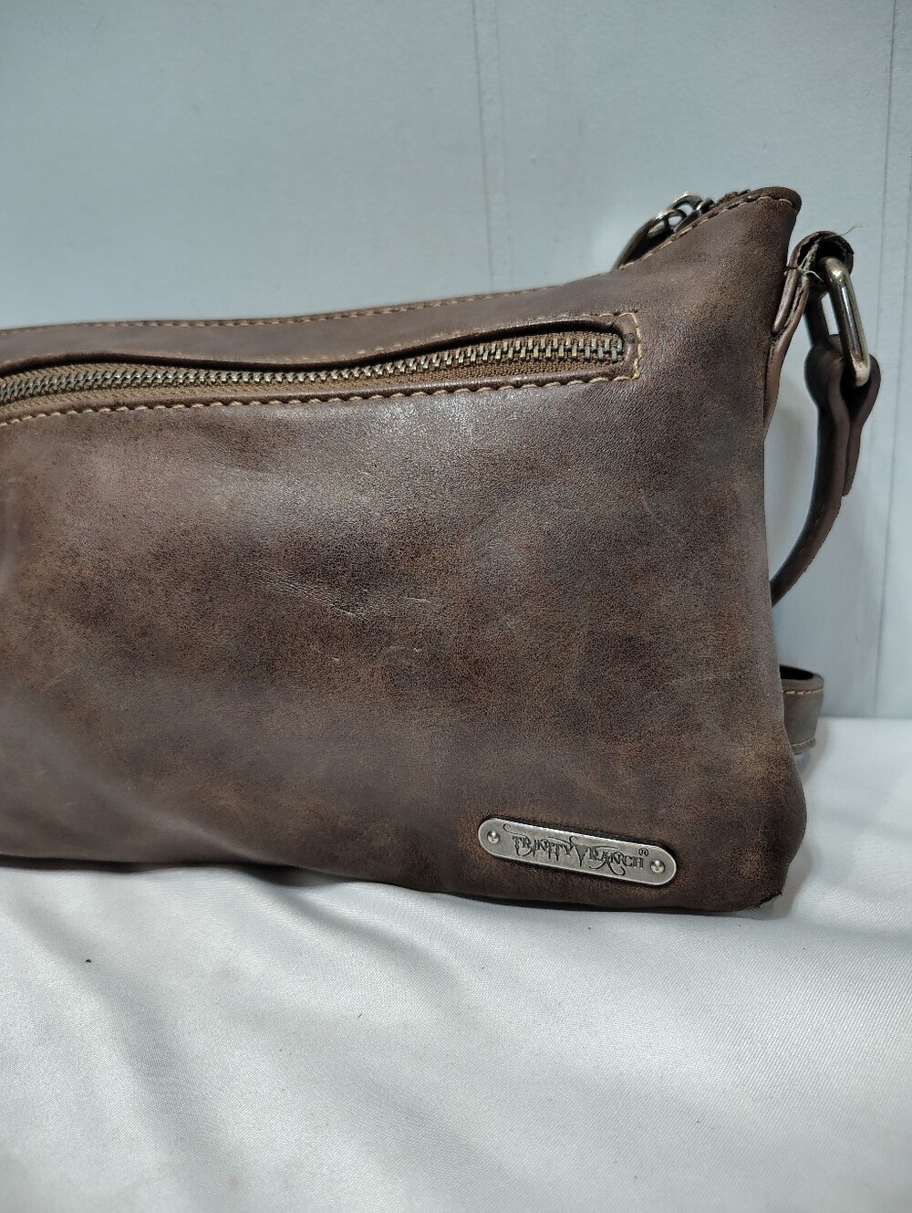 Montana West Trinity Ranch Hair on Hide Crossbody Bag Turquoise Studded Small - Picture 7 of 14